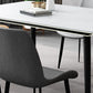 Stone Dining Room Collection Industrial Style Rectangle 4 Legs Dining Table Clearhalo ' dining_table' 'Dining Tables & Seating' 'Dining Tables' 'furn' 'furn_dining_table' 'Furniture' 'furniture_dining_table' 'Kitchen & Dining Furniture' 'kitchen&dining_furn' 'kitchen' 'kitchen_dining_table' 4467767