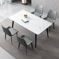 Stone Dining Room Collection Industrial Style Rectangle 4 Legs Dining Table Clearhalo ' dining_table' 'Dining Tables & Seating' 'Dining Tables' 'furn' 'furn_dining_table' 'Furniture' 'furniture_dining_table' 'Kitchen & Dining Furniture' 'kitchen&dining_furn' 'kitchen' 'kitchen_dining_table' 4467770