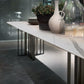 Industrial Rectangle Home Furniture Stone Double Pedestal Dining Table for Home Clearhalo ' dining_table' 'Dining Tables & Seating' 'Dining Tables' 'furn' 'furn_dining_table' 'Furniture' 'furniture_dining_table' 'Kitchen & Dining Furniture' 'kitchen&dining_furn' 'kitchen' 'kitchen_dining_table' 4467783