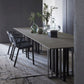 Industrial Rectangle Home Furniture Stone Double Pedestal Dining Table for Home Clearhalo ' dining_table' 'Dining Tables & Seating' 'Dining Tables' 'furn' 'furn_dining_table' 'Furniture' 'furniture_dining_table' 'Kitchen & Dining Furniture' 'kitchen&dining_furn' 'kitchen' 'kitchen_dining_table' 4467784