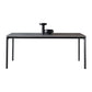 Rectangle Dining Table Sintered Stone Table Industrial Style with 4 Legs Gray 78.7"L x 31.5"W x 29.5"H Without Chairs Clearhalo ' dining_table' 'Dining Tables & Seating' 'Dining Tables' 'furn' 'furn_dining_table' 'Furniture' 'furniture_dining_table' 'Kitchen & Dining Furniture' 'kitchen&dining_furn' 'kitchen' 'kitchen_dining_table' 4467815