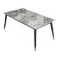 Simplicity Style Rectangle Home Furniture Stone Dining Table with 4-foot Gris Sans Chaises Clearhalo ' dining_table' 'Accueil' 'Cuisine et Meubles de Salle √† Manger' 'Dining Tables & Seating' 'Dining Tables' 'furn' 'furn_dining_table' 'Furniture' 'furniture_dining_table' 'Kitchen & Dining Furniture' 'kitchen&dining_furn' 'kitchen' 'kitchen_dining_table' 'Meubles' 'Tables de Salle √† Manger & Si√®ges' 'Tables √† Manger' 4467870