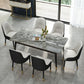 Simplicity Style Rectangle Home Furniture Stone Dining Table with 4-foot Clearhalo ' dining_table' 'Accueil' 'Cuisine et Meubles de Salle √† Manger' 'Dining Tables & Seating' 'Dining Tables' 'furn' 'furn_dining_table' 'Furniture' 'furniture_dining_table' 'Kitchen & Dining Furniture' 'kitchen&dining_furn' 'kitchen' 'kitchen_dining_table' 'Meubles' 'Tables de Salle √† Manger & Si√®ges' 'Tables √† Manger' 4467877