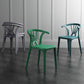 Modern Plastic Stackable Side Chair Slat Back Matte Finish Dining Chair Clearhalo ' kitchen&dining_furn' 'Dining Chairs' 'Dining Tables & Seating' 'dining_chair' 'furn' 'furn_dining_chair' 'Furniture' 'furniture_dining_chair' 'Kitchen & Dining Furniture' 'kitchen' 4467898