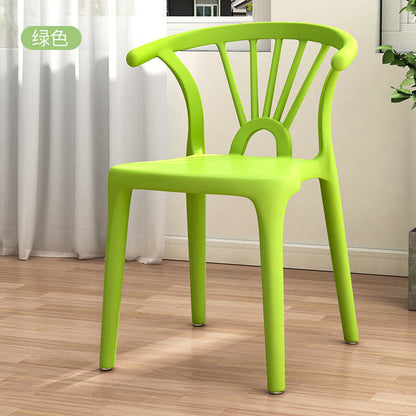 Modern Plastic Stackable Side Chair Slat Back Matte Finish Dining Chair Light Green 1 Piece Clearhalo ' kitchen&dining_furn' 'Dining Chairs' 'Dining Tables & Seating' 'dining_chair' 'furn' 'furn_dining_chair' 'Furniture' 'furniture_dining_chair' 'Kitchen & Dining Furniture' 'kitchen' 4467926
