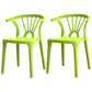 Modern Plastic Stackable Side Chair Slat Back Matte Finish Dining Chair Light Green 2 Piece Set Clearhalo ' kitchen&dining_furn' 'Dining Chairs' 'Dining Tables & Seating' 'dining_chair' 'furn' 'furn_dining_chair' 'Furniture' 'furniture_dining_chair' 'Kitchen & Dining Furniture' 'kitchen' 4467927