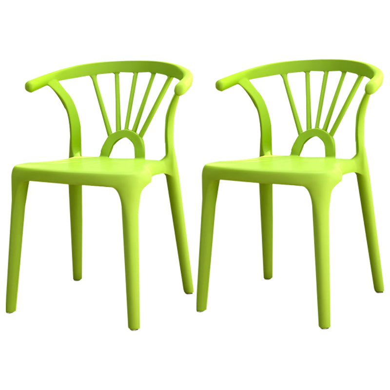 Modern Plastic Stackable Side Chair Slat Back Matte Finish Dining Chair Light Green 2 Piece Set Clearhalo ' kitchen&dining_furn' 'Dining Chairs' 'Dining Tables & Seating' 'dining_chair' 'furn' 'furn_dining_chair' 'Furniture' 'furniture_dining_chair' 'Kitchen & Dining Furniture' 'kitchen' 4467927