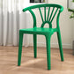 Modern Plastic Stackable Side Chair Slat Back Matte Finish Dining Chair Dark Green 1 Piece Clearhalo ' kitchen&dining_furn' 'Dining Chairs' 'Dining Tables & Seating' 'dining_chair' 'furn' 'furn_dining_chair' 'Furniture' 'furniture_dining_chair' 'Kitchen & Dining Furniture' 'kitchen' 4467932