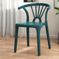 Modern Plastic Stackable Side Chair Slat Back Matte Finish Dining Chair Dark Blue 1 Piece Clearhalo ' kitchen&dining_furn' 'Dining Chairs' 'Dining Tables & Seating' 'dining_chair' 'furn' 'furn_dining_chair' 'Furniture' 'furniture_dining_chair' 'Kitchen & Dining Furniture' 'kitchen' 4467938