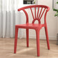 Modern Plastic Stackable Side Chair Slat Back Matte Finish Dining Chair Crimson 1 Piece Clearhalo ' kitchen&dining_furn' 'Dining Chairs' 'Dining Tables & Seating' 'dining_chair' 'furn' 'furn_dining_chair' 'Furniture' 'furniture_dining_chair' 'Kitchen & Dining Furniture' 'kitchen' 4467941
