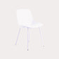 Contemporary Design Plastic Dining Armless Chair Solid Back Chair for Home White 1 Piece Clearhalo ' kitchen&dining_furn' 'Dining Chairs' 'Dining Tables & Seating' 'dining_chair' 'Furniture' 'furniture_dining_chair' 'Kitchen & Dining Furniture' 'kitchen' 4467967