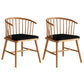 Contemporary Style Dining Wooden Chair Kitchen Dining Armless Side Chairs Black 2 Piece Set Clearhalo ' kitchen&dining_furn' 'Dining Chairs' 'Dining Tables & Seating' 'dining_chair' 'furn' 'furn_dining_chair' 'Furniture' 'furniture_dining_chair' 'Kitchen & Dining Furniture' 'kitchen' 4467980