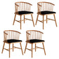 Contemporary Style Dining Wooden Chair Kitchen Dining Armless Side Chairs Black 4 Piece Set Clearhalo ' kitchen&dining_furn' 'Dining Chairs' 'Dining Tables & Seating' 'dining_chair' 'furn' 'furn_dining_chair' 'Furniture' 'furniture_dining_chair' 'Kitchen & Dining Furniture' 'kitchen' 4467982