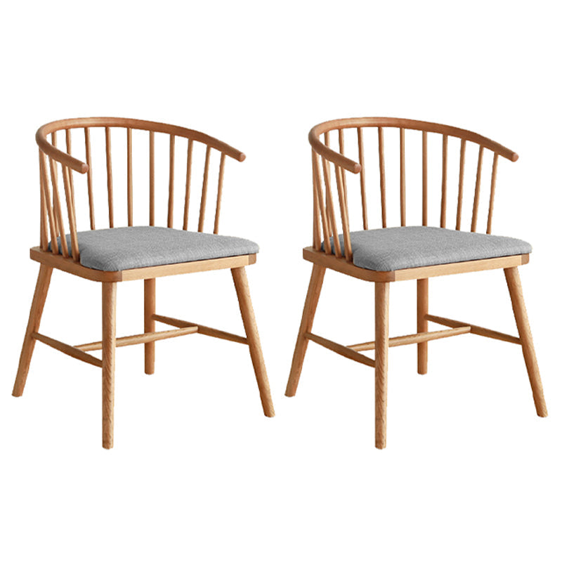 Contemporary Style Dining Wooden Chair Kitchen Dining Armless Side Chairs Grey 2 Piece Set Clearhalo ' kitchen&dining_furn' 'Dining Chairs' 'Dining Tables & Seating' 'dining_chair' 'furn' 'furn_dining_chair' 'Furniture' 'furniture_dining_chair' 'Kitchen & Dining Furniture' 'kitchen' 4467986