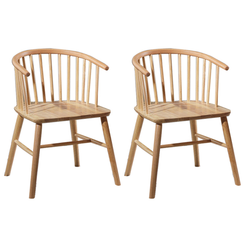 Contemporary Style Dining Wooden Chair Kitchen Dining Armless Side Chairs Wood 2 Piece Set Clearhalo ' kitchen&dining_furn' 'Dining Chairs' 'Dining Tables & Seating' 'dining_chair' 'furn' 'furn_dining_chair' 'Furniture' 'furniture_dining_chair' 'Kitchen & Dining Furniture' 'kitchen' 4467992