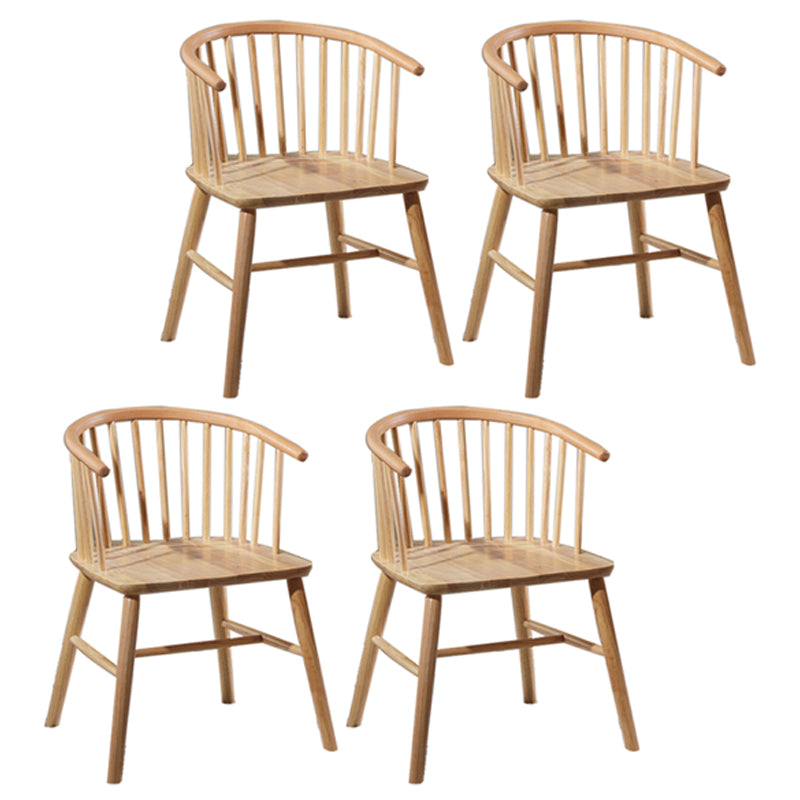 Contemporary Style Dining Wooden Chair Kitchen Dining Armless Side Chairs Wood 4 Piece Set Clearhalo ' kitchen&dining_furn' 'Dining Chairs' 'Dining Tables & Seating' 'dining_chair' 'furn' 'furn_dining_chair' 'Furniture' 'furniture_dining_chair' 'Kitchen & Dining Furniture' 'kitchen' 4467993