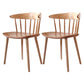 Contemporary Style Dining Wooden Chair Kitchen Wingback Armless Chairs Wood 2 Piece Set Clearhalo ' kitchen&dining_furn' 'Dining Chairs' 'Dining Tables & Seating' 'dining_chair' 'furn' 'furn_dining_chair' 'Furniture' 'furniture_dining_chair' 'Kitchen & Dining Furniture' 'kitchen' 4467998