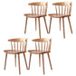 Contemporary Style Dining Wooden Chair Kitchen Wingback Armless Chairs Wood 4 Piece Set Clearhalo ' kitchen&dining_furn' 'Dining Chairs' 'Dining Tables & Seating' 'dining_chair' 'furn' 'furn_dining_chair' 'Furniture' 'furniture_dining_chair' 'Kitchen & Dining Furniture' 'kitchen' 4467999