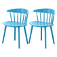 Contemporary Style Dining Wooden Chair Kitchen Wingback Armless Chairs Blue 2 Piece Set Clearhalo ' kitchen&dining_furn' 'Dining Chairs' 'Dining Tables & Seating' 'dining_chair' 'furn' 'furn_dining_chair' 'Furniture' 'furniture_dining_chair' 'Kitchen & Dining Furniture' 'kitchen' 4468010