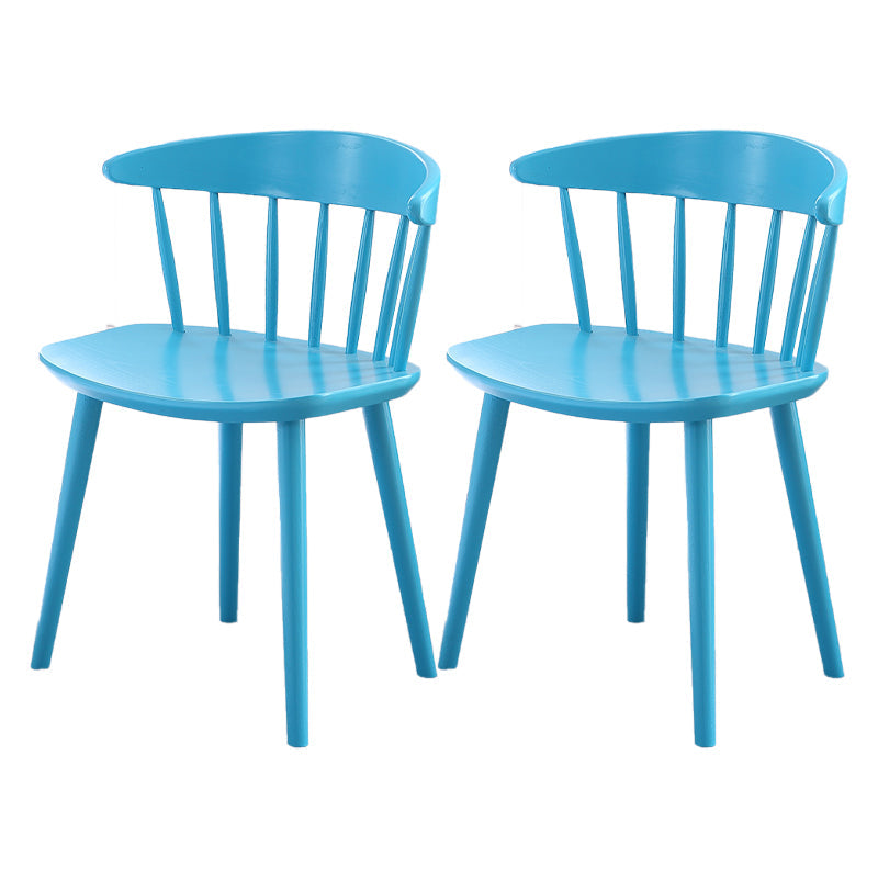 Contemporary Style Dining Wooden Chair Kitchen Wingback Armless Chairs Blue 2 Piece Set Clearhalo ' kitchen&dining_furn' 'Dining Chairs' 'Dining Tables & Seating' 'dining_chair' 'furn' 'furn_dining_chair' 'Furniture' 'furniture_dining_chair' 'Kitchen & Dining Furniture' 'kitchen' 4468010