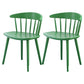 Contemporary Style Dining Wooden Chair Kitchen Wingback Armless Chairs Green 2 Piece Set Clearhalo ' kitchen&dining_furn' 'Dining Chairs' 'Dining Tables & Seating' 'dining_chair' 'furn' 'furn_dining_chair' 'Furniture' 'furniture_dining_chair' 'Kitchen & Dining Furniture' 'kitchen' 4468014
