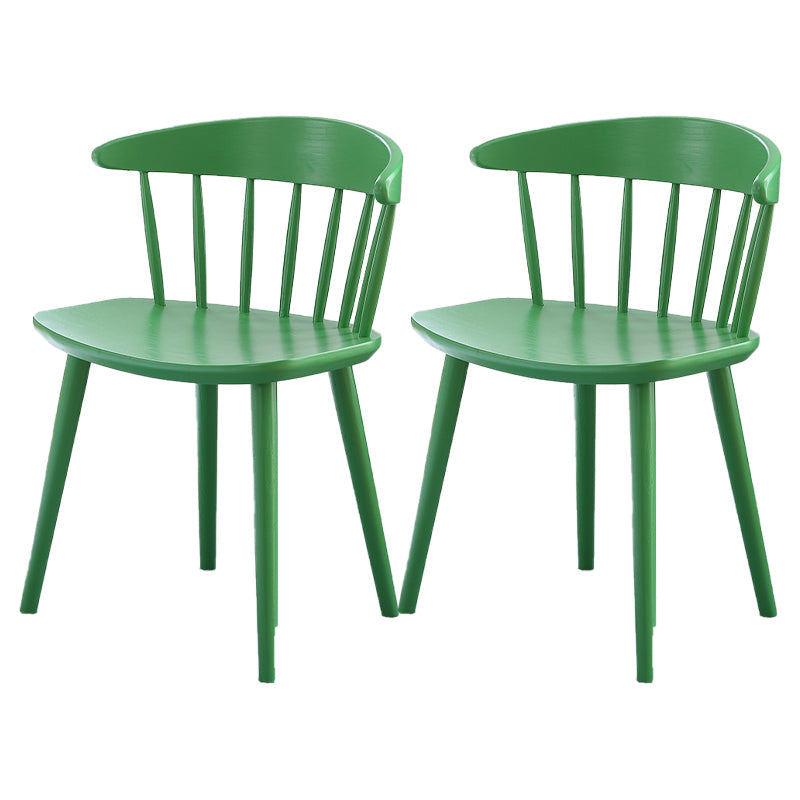 Contemporary Style Dining Wooden Chair Kitchen Wingback Armless Chairs Green 2 Piece Set Clearhalo ' kitchen&dining_furn' 'Dining Chairs' 'Dining Tables & Seating' 'dining_chair' 'furn' 'furn_dining_chair' 'Furniture' 'furniture_dining_chair' 'Kitchen & Dining Furniture' 'kitchen' 4468014