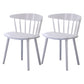 Contemporary Style Dining Wooden Chair Kitchen Wingback Armless Chairs White 2 Piece Set Clearhalo ' kitchen&dining_furn' 'Dining Chairs' 'Dining Tables & Seating' 'dining_chair' 'furn' 'furn_dining_chair' 'Furniture' 'furniture_dining_chair' 'Kitchen & Dining Furniture' 'kitchen' 4468017
