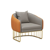 Glam Metal Dining Armless Chair PU Leather Dining Chairs for Home Use Clearhalo ' kitchen&dining_furn' 'Dining Chairs' 'Dining Tables & Seating' 'dining_chair' 'furn' 'furn_dining_chair' 'Furniture' 'furniture_dining_chair' 'Kitchen & Dining Furniture' 'kitchen' 4468067