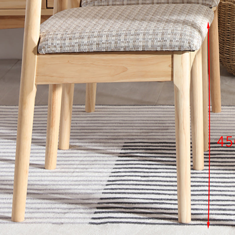 Contemporary Style Dining Wooden Chairs Kitchen Open Back Arm Dining Chairs Clearhalo ' kitchen&dining_furn' 'Dining Chairs' 'Dining Tables & Seating' 'dining_chair' 'furn' 'furn_dining_chair' 'Furniture' 'furniture_dining_chair' 'Kitchen & Dining Furniture' 'kitchen' 4468090