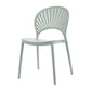 Contemporary Style Dining Plastic Chair Kitchen Open Back Dining Armless Chairs Green 1 Piece Clearhalo ' kitchen&dining_furn' 'Dining Chairs' 'Dining Tables & Seating' 'dining_chair' 'furn' 'furn_dining_chair' 'Furniture' 'furniture_dining_chair' 'Kitchen & Dining Furniture' 'kitchen' 4468147
