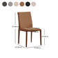 Modern Leather Dining Room Chairs Metal Dining Chairs for Restaurant Use Clearhalo ' kitchen&dining_furn' 'Dining Chairs' 'Dining Tables & Seating' 'dining_chair' 'furn' 'furn_dining_chair' 'Furniture' 'furniture_dining_chair' 'Kitchen & Dining Furniture' 'kitchen' 4468184