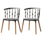 Contemporary Style Dining Wooden Chair Kitchen Wingback Side Arm Chair Grey 2 Piece Set Clearhalo ' kitchen&dining_furn' 'Dining Chairs' 'Dining Tables & Seating' 'dining_chair' 'furn' 'furn_dining_chair' 'Furniture' 'furniture_dining_chair' 'Kitchen & Dining Furniture' 'kitchen' 4468187