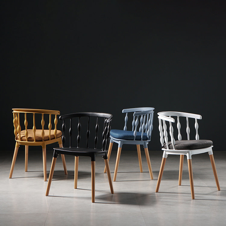 Contemporary Style Dining Wooden Chair Kitchen Wingback Side Arm Chair Clearhalo ' kitchen&dining_furn' 'Dining Chairs' 'Dining Tables & Seating' 'dining_chair' 'furn' 'furn_dining_chair' 'Furniture' 'furniture_dining_chair' 'Kitchen & Dining Furniture' 'kitchen' 4468201