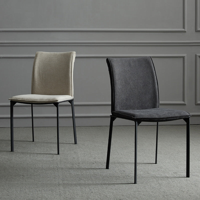 Modern Style Dining Chair Metal Dining Armless Side Chairs for Kitchen Clearhalo ' kitchen&dining_furn' 'Dining Chairs' 'Dining Tables & Seating' 'dining_chair' 'furn' 'furn_dining_chair' 'Furniture' 'furniture_dining_chair' 'Kitchen & Dining Furniture' 'kitchen' 4468228