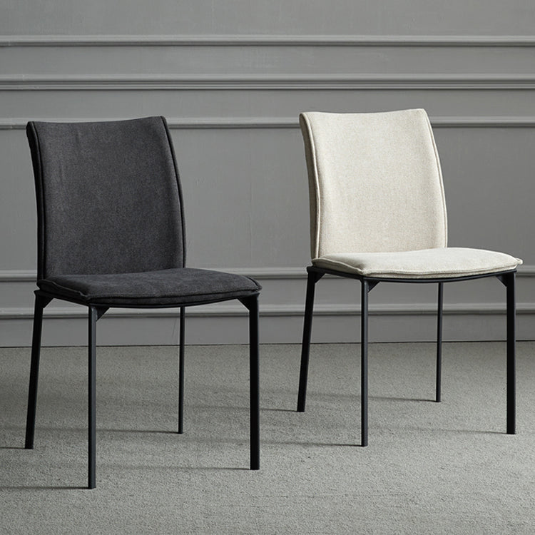 Modern Style Dining Chair Metal Dining Armless Side Chairs for Kitchen Clearhalo ' kitchen&dining_furn' 'Dining Chairs' 'Dining Tables & Seating' 'dining_chair' 'furn' 'furn_dining_chair' 'Furniture' 'furniture_dining_chair' 'Kitchen & Dining Furniture' 'kitchen' 4468230