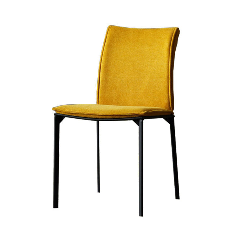 Modern Style Dining Chair Metal Dining Armless Side Chairs for Kitchen Ginger 1 Piece Clearhalo ' kitchen&dining_furn' 'Dining Chairs' 'Dining Tables & Seating' 'dining_chair' 'furn' 'furn_dining_chair' 'Furniture' 'furniture_dining_chair' 'Kitchen & Dining Furniture' 'kitchen' 4468249