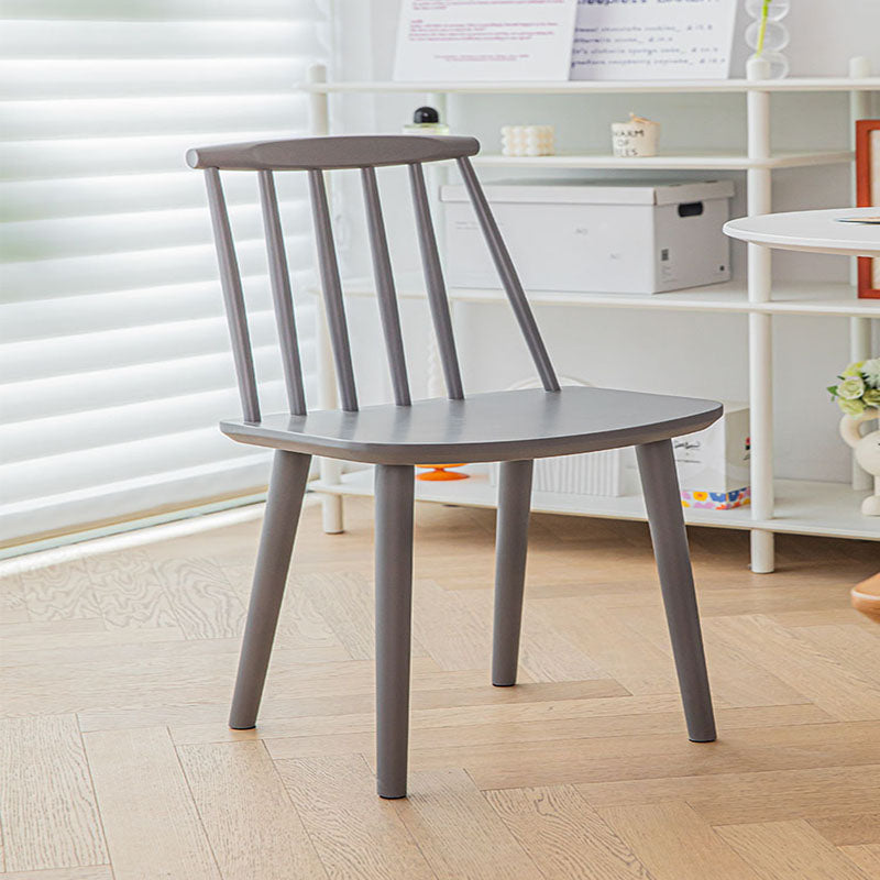 Contemporary Homestay Slat Back Side Chair Solid Wood Dining Chair for Kitchen Clearhalo ' kitchen&dining_furn' 'Dining Chairs' 'Dining Tables & Seating' 'dining_chair' 'furn' 'furn_dining_chair' 'Furniture' 'furniture_dining_chair' 'Kitchen & Dining Furniture' 'kitchen' 4468256