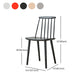 Contemporary Homestay Slat Back Side Chair Solid Wood Dining Chair for Kitchen Clearhalo ' kitchen&dining_furn' 'Dining Chairs' 'Dining Tables & Seating' 'dining_chair' 'furn' 'furn_dining_chair' 'Furniture' 'furniture_dining_chair' 'Kitchen & Dining Furniture' 'kitchen' 4468273