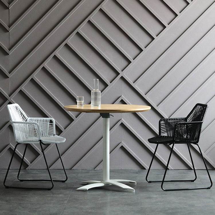 Industrial Design Open Back Dining Side Chairs Rattan Patio Dining Side Chair Clearhalo ' kitchen&dining_furn' 'Dining Chairs' 'Dining Tables & Seating' 'dining_chair' 'furn' 'furn_dining_chair' 'Furniture' 'furniture_dining_chair' 'Kitchen & Dining Furniture' 'kitchen' 4468291