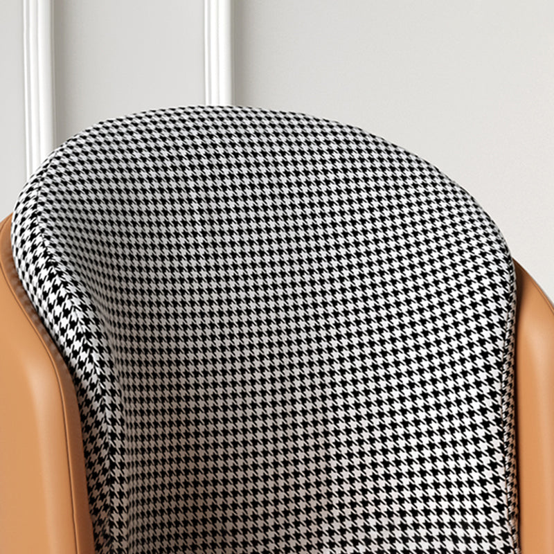 Glam Metal Dining Room Chairs Upholstered Armless Dining Chairs for Restaurant Use Clearhalo ' kitchen&dining_furn' 'Dining Chairs' 'Dining Tables & Seating' 'dining_chair' 'furn' 'furn_dining_chair' 'Furniture' 'furniture_dining_chair' 'Kitchen & Dining Furniture' 'kitchen' 4468368