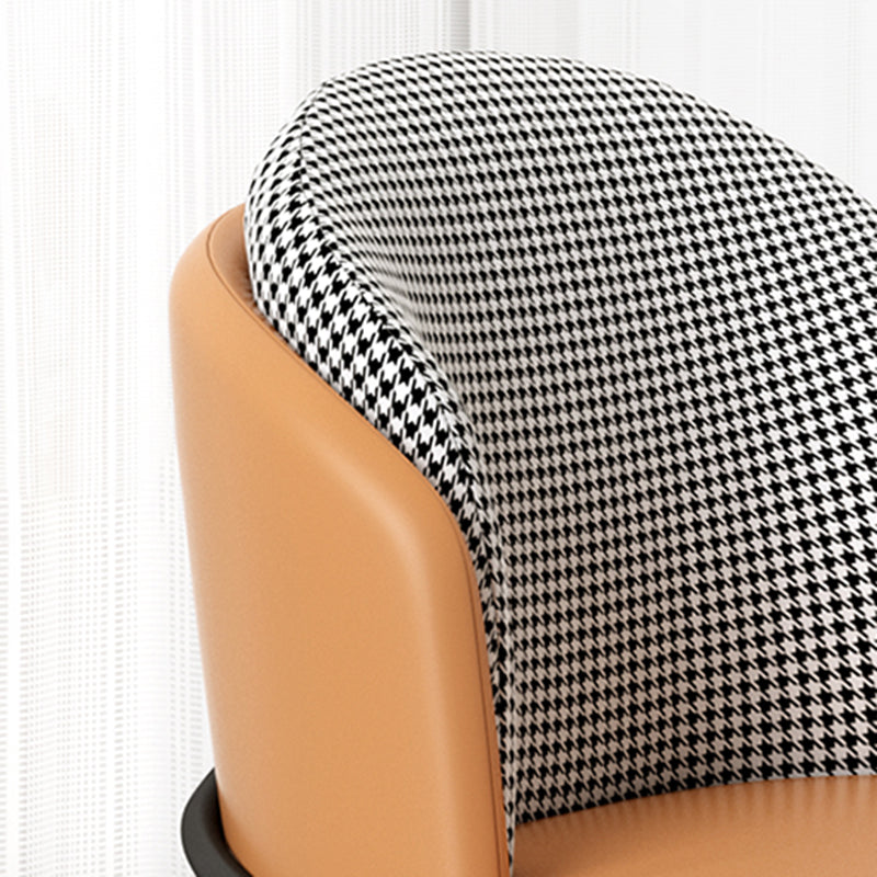 Glam Metal Dining Room Chairs Upholstered Armless Dining Chairs for Restaurant Use Clearhalo ' kitchen&dining_furn' 'Dining Chairs' 'Dining Tables & Seating' 'dining_chair' 'furn' 'furn_dining_chair' 'Furniture' 'furniture_dining_chair' 'Kitchen & Dining Furniture' 'kitchen' 4468370