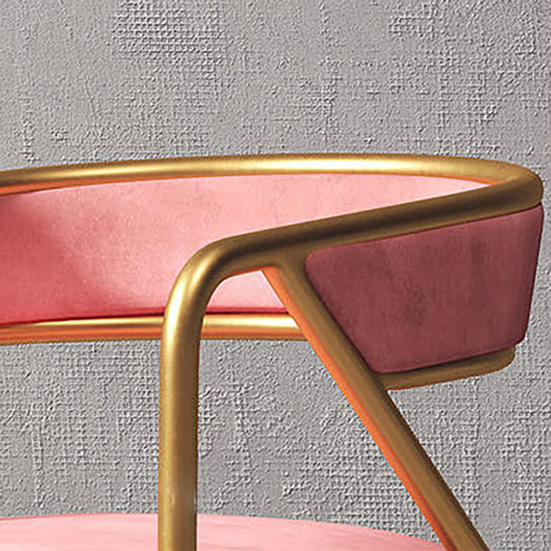 Glam Velvet Dining Room Chair Open Back Dining Side Chairs for Restaurant Use Clearhalo ' kitchen&dining_furn' 'Dining Chairs' 'Dining Tables & Seating' 'dining_chair' 'furn' 'furn_dining_chair' 'Furniture' 'furniture_dining_chair' 'Kitchen & Dining Furniture' 'kitchen' 4468470