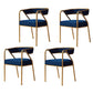 Glam Velvet Dining Room Chair Open Back Dining Side Chairs for Restaurant Use Blue 4 Piece Set Clearhalo ' kitchen&dining_furn' 'Dining Chairs' 'Dining Tables & Seating' 'dining_chair' 'furn' 'furn_dining_chair' 'Furniture' 'furniture_dining_chair' 'Kitchen & Dining Furniture' 'kitchen' 4468473