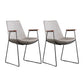 Scandinavian Design Solid Back Dining Side Chair Leather Dining Side Chair Light Gray 2 Piece Set Black Clearhalo ' kitchen&dining_furn' 'Dining Chairs' 'Dining Tables & Seating' 'dining_chair' 'furn' 'furn_dining_chair' 'Furniture' 'furniture_dining_chair' 'Kitchen & Dining Furniture' 'kitchen' 4468489