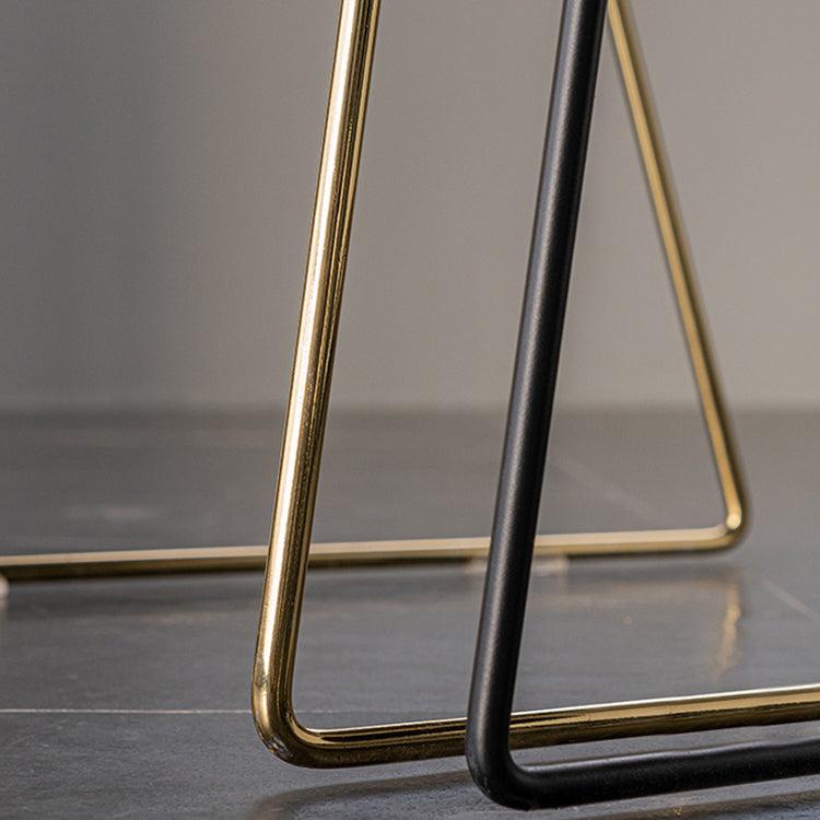 Scandinavian Design Solid Back Dining Side Chair Leather Dining Side Chair Clearhalo ' kitchen&dining_furn' 'Dining Chairs' 'Dining Tables & Seating' 'dining_chair' 'furn' 'furn_dining_chair' 'Furniture' 'furniture_dining_chair' 'Kitchen & Dining Furniture' 'kitchen' 4468496