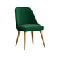 Scandinavian Design Solid Back Armless Dining Chair PU Leather Dining Chairs Green 1 Piece Clearhalo ' kitchen&dining_furn' 'Dining Chairs' 'Dining Tables & Seating' 'dining_chair' 'furn' 'furn_dining_chair' 'Furniture' 'furniture_dining_chair' 'Kitchen & Dining Furniture' 'kitchen' 4468543