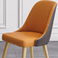 Scandinavian Design Solid Back Armless Dining Chair PU Leather Dining Chairs Clearhalo ' kitchen&dining_furn' 'Dining Chairs' 'Dining Tables & Seating' 'dining_chair' 'furn' 'furn_dining_chair' 'Furniture' 'furniture_dining_chair' 'Kitchen & Dining Furniture' 'kitchen' 4468546