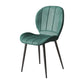 Nordic Style Kitchen Metal Dining Chair Wingback Dining Armless Side Chairs Blackish Green 1 Piece Black Clearhalo ' kitchen&dining_furn' 'Dining Chairs' 'Dining Tables & Seating' 'dining_chair' 'furn' 'furn_dining_chair' 'Furniture' 'furniture_dining_chair' 'Kitchen & Dining Furniture' 'kitchen' 4468554