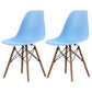Scandinavian Wood Kitchen Dining Room Side Chair Solid Back Chair Sky Blue Set of 2 Clearhalo ' kitchen&dining_furn' 'Dining Chairs' 'Dining Tables & Seating' 'dining_chair' 'Furniture' 'furniture_dining_chair' 'Kitchen & Dining Furniture' 'kitchen' 4468653