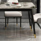 1/2/5/7 Pcs Metal Modern Dining Room Set with Rectangle Table Dinette Set Clearhalo 'Dining Room Sets' 'Dining Tables & Seating' 'dining_room_set' 'Furniture' 'furniture_dining_room_set' 'Kitchen & Dining Furniture' 'kitchen&dining_furn' 'kitchen' 4468669